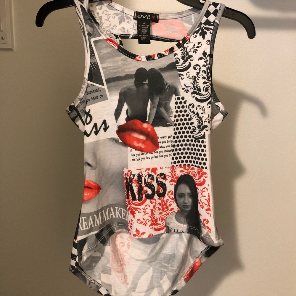 Open back shirt